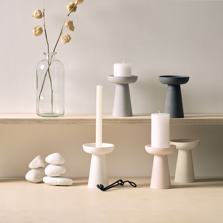aery living | porcini candle holder large | cream - LC