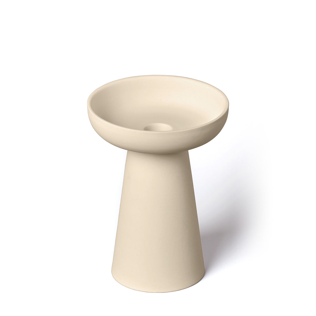aery living | porcini candle holder large | cream - LC