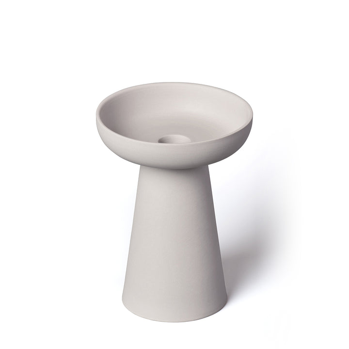 aery living | porcini candle holder large | grey - LC