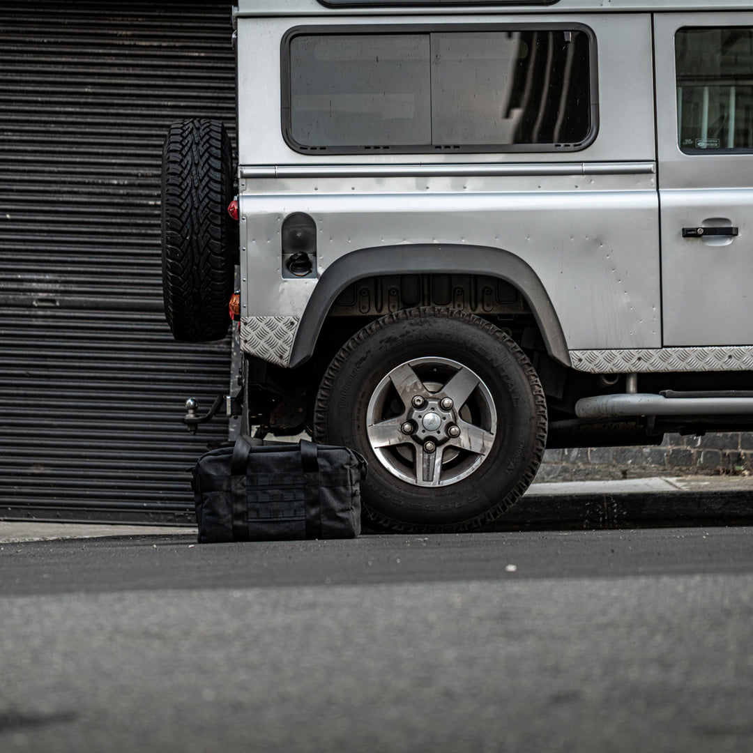afternoons with Albert | technical weekender bag | black