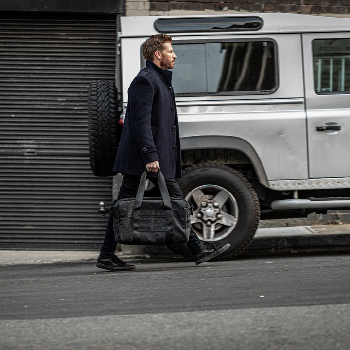 afternoons with Albert | technical weekender bag | black