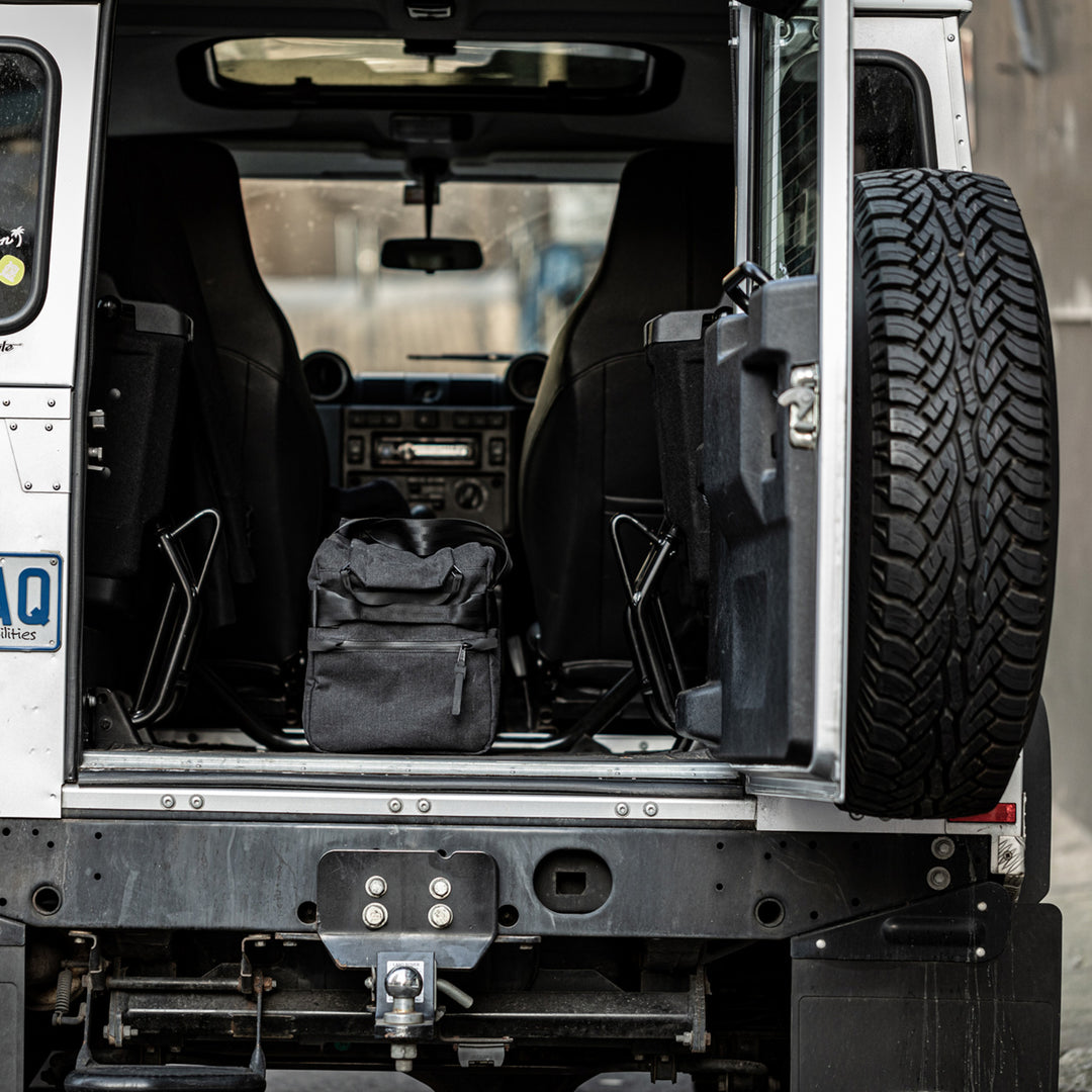 afternoons with Albert | technical weekender bag | black