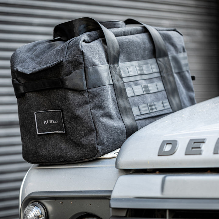 afternoons with Albert | technical weekender bag | black