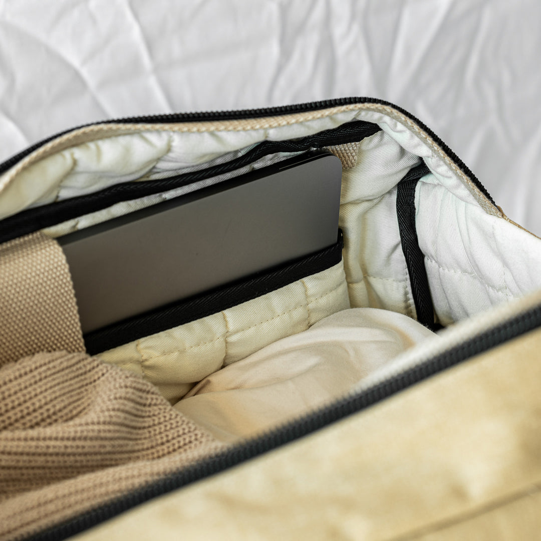 afternoons with Albert | technical weekender bag | oak