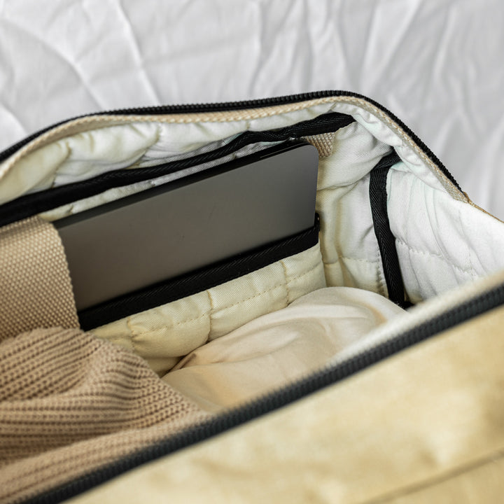 afternoons with Albert | technical weekender bag | oak