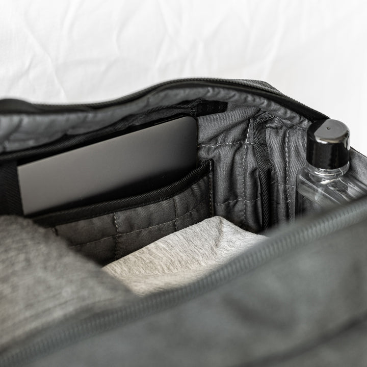 afternoons with Albert | technical weekender bag | black