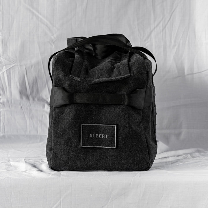 afternoons with Albert | technical weekender bag | black