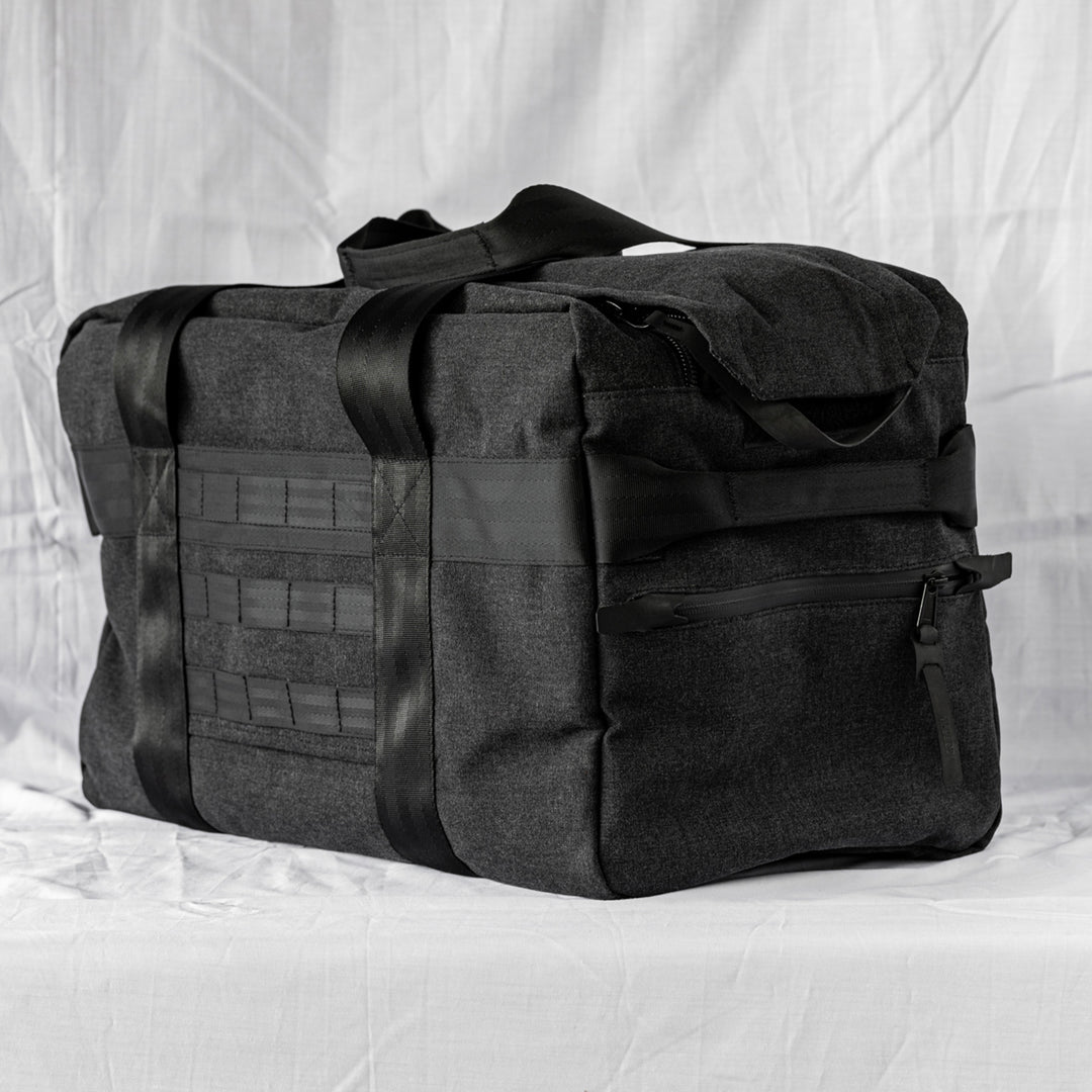 afternoons with Albert | technical weekender bag | black