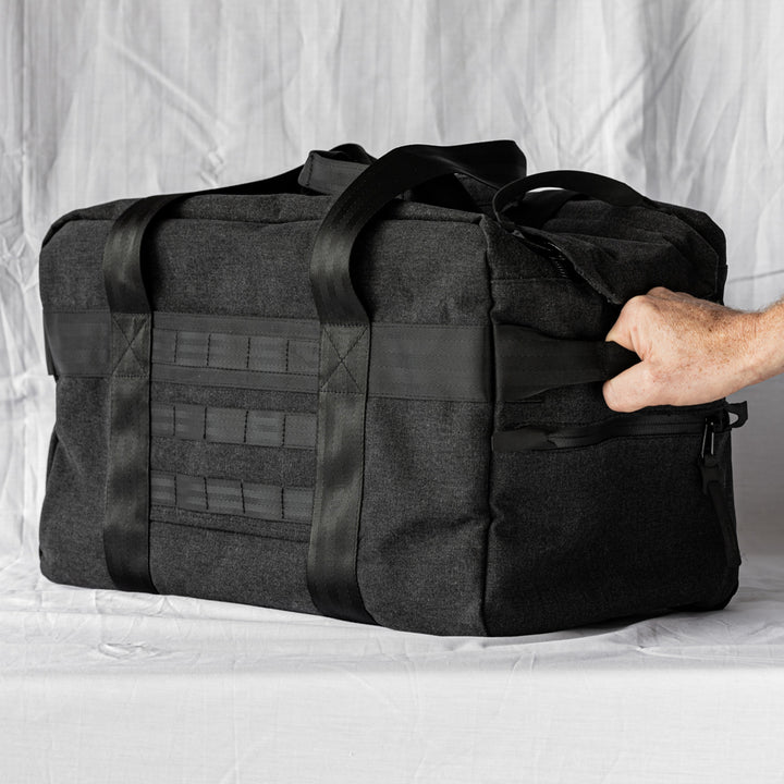 afternoons with Albert | technical weekender bag | black