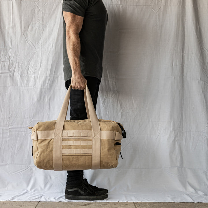 afternoons with Albert | technical weekender bag | oak
