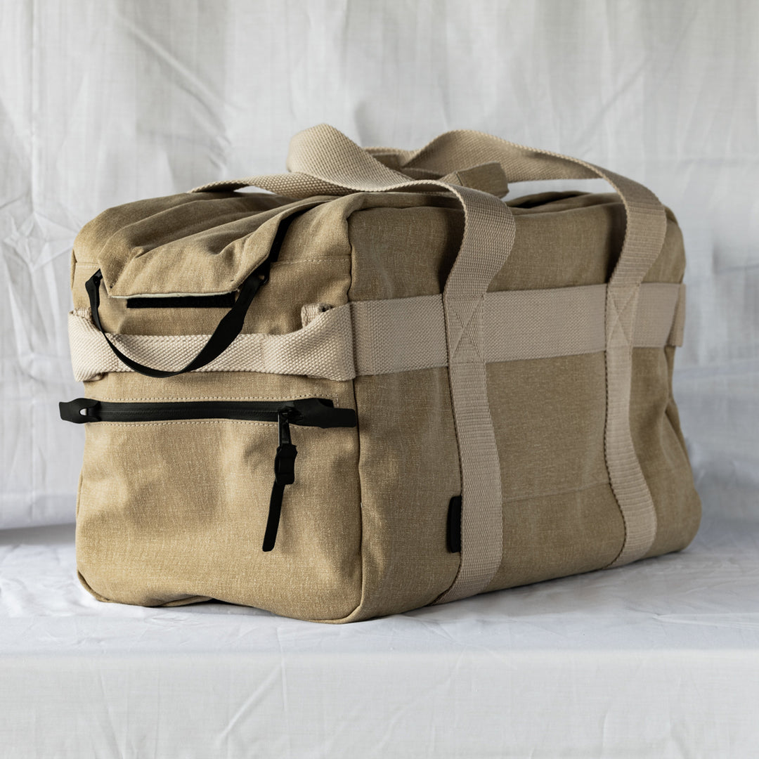 afternoons with Albert | technical weekender bag | oak