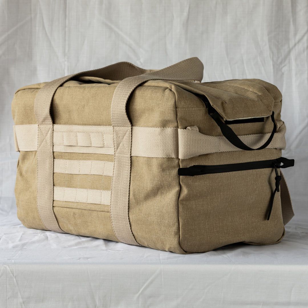 afternoons with Albert | technical weekender bag | oak