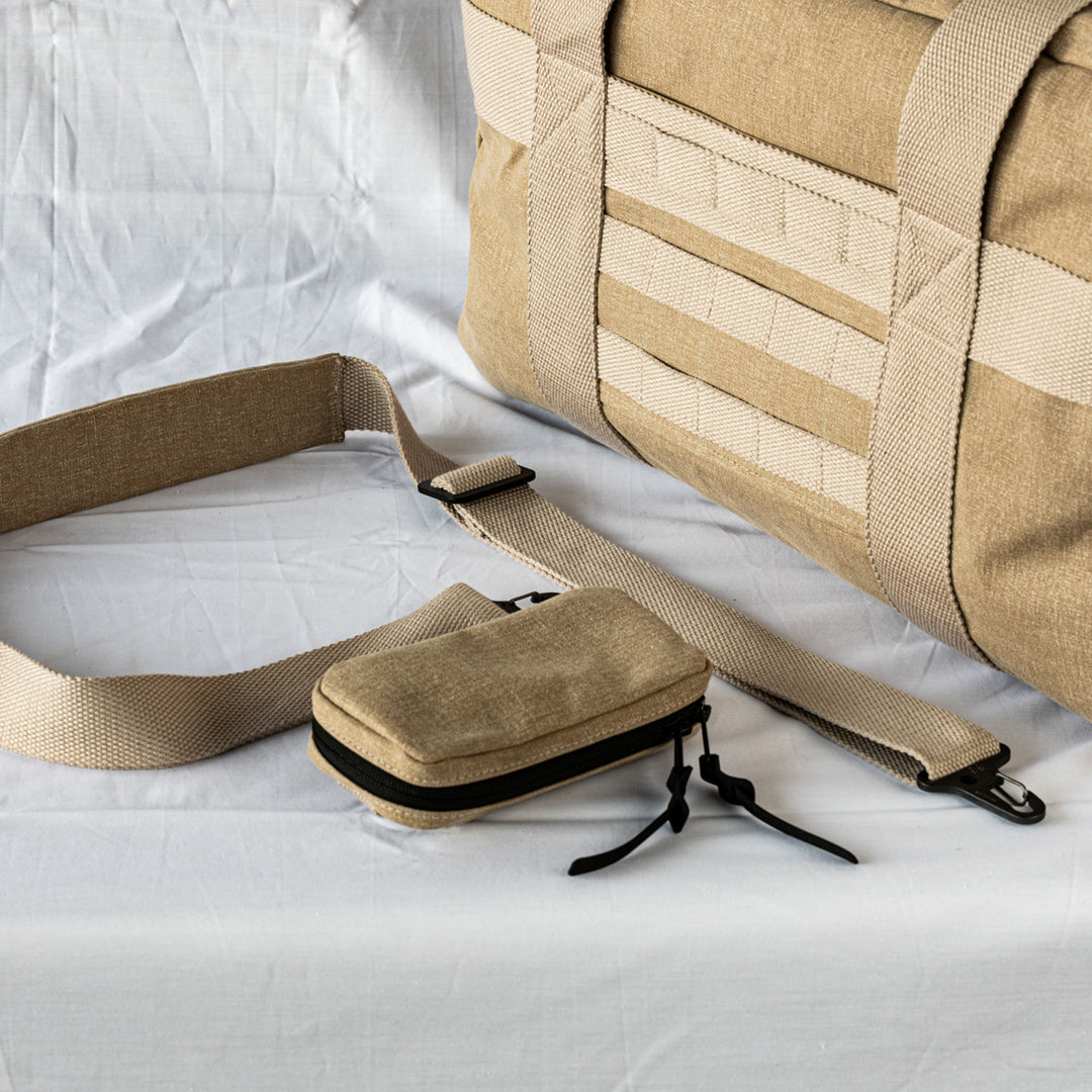 afternoons with Albert | technical weekender bag | oak