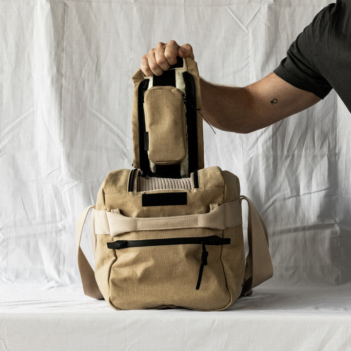 afternoons with Albert | technical weekender bag | oak