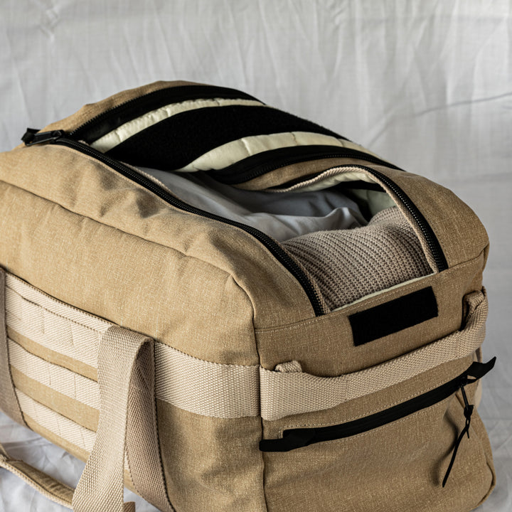 afternoons with Albert | technical weekender bag | oak