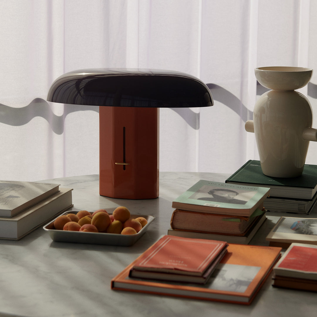 &amp;tradition | montera table lamp | amber + ruby