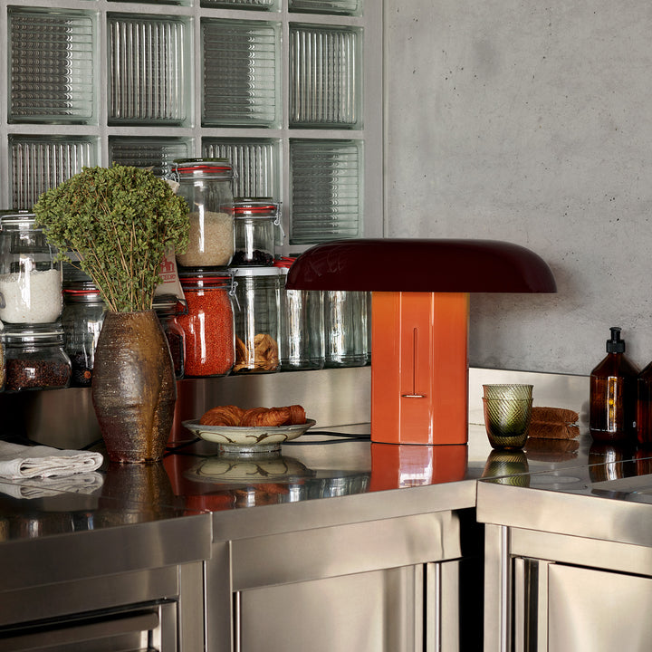 &amp;tradition | montera table lamp | amber + ruby