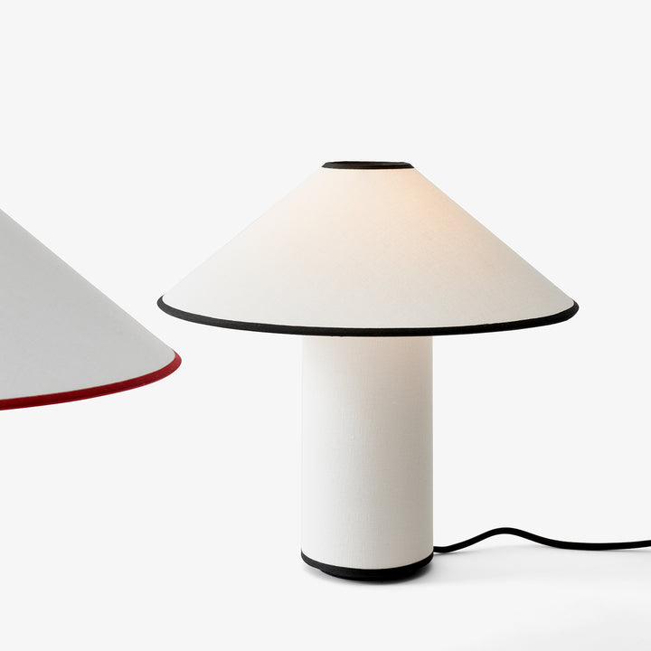 &tradition | colette table lamp | white + black