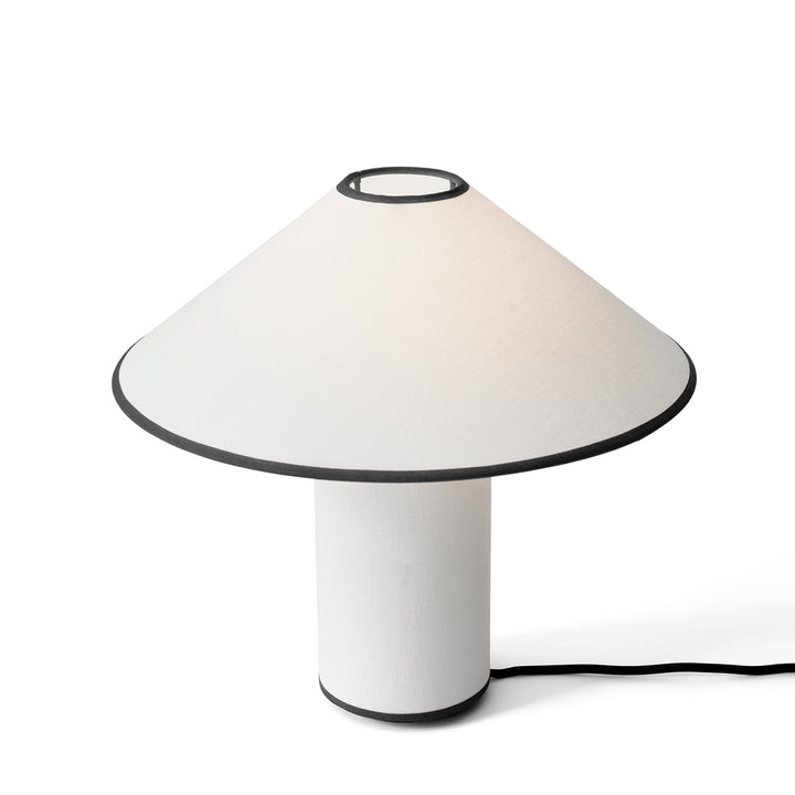 &tradition | colette table lamp | white + black