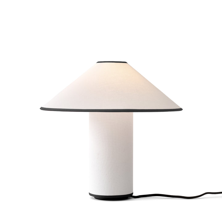 &tradition | colette table lamp | white + black