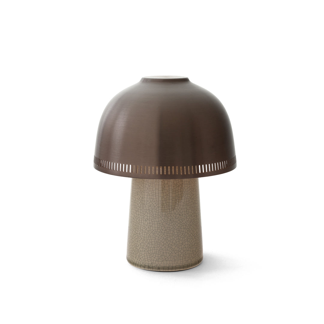 &tradition | raku portable lamp | beige grey + bronzed