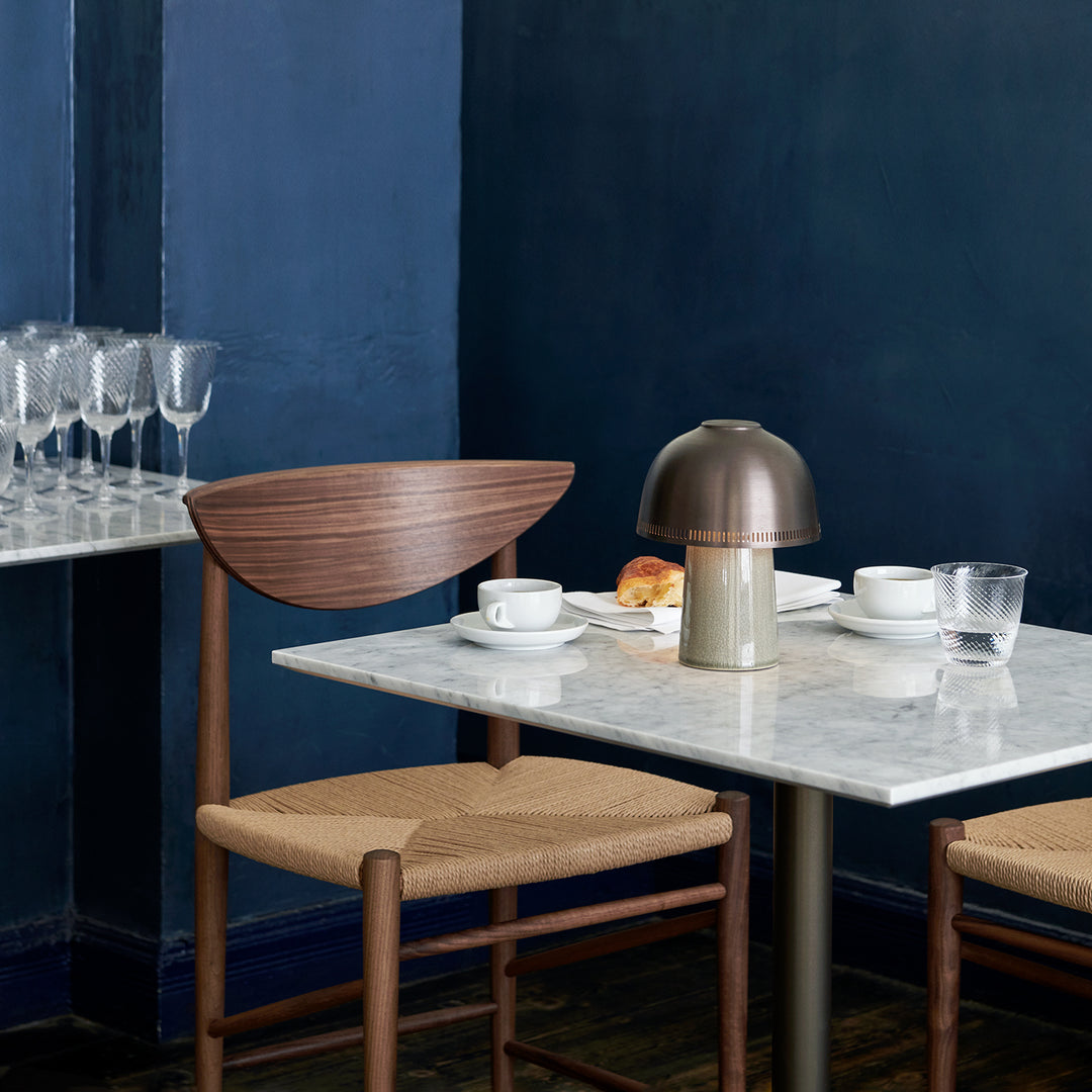 &tradition | raku portable lamp | beige grey + bronzed