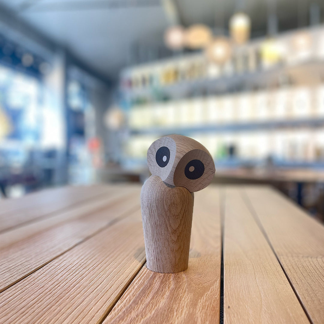 architectmade | wooden owl | large natural oak
