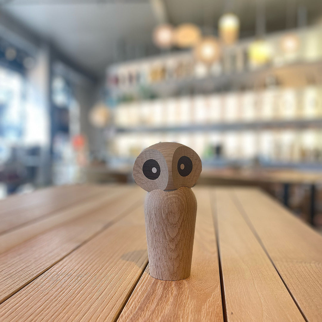 architectmade | wooden owl | large natural oak