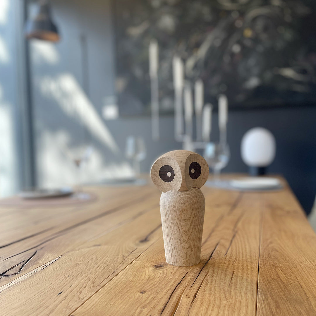 architectmade | wooden owl | large natural oak