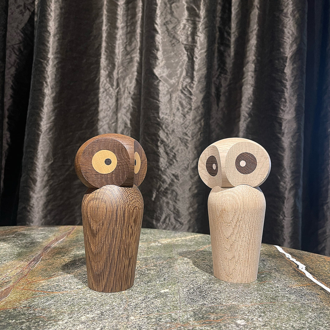 architectmade | wooden owl | large natural oak