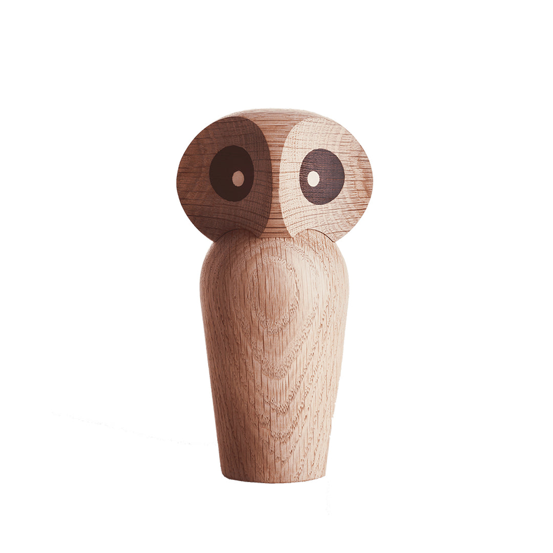 architectmade | wooden owl | large natural oak