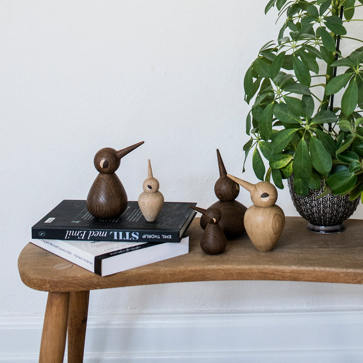 architectmade | wooden bird | chubby smoked oak