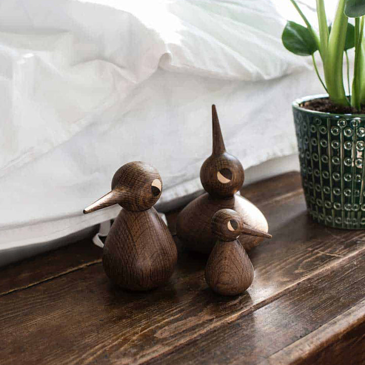 architectmade | wooden bird | small smoked oak