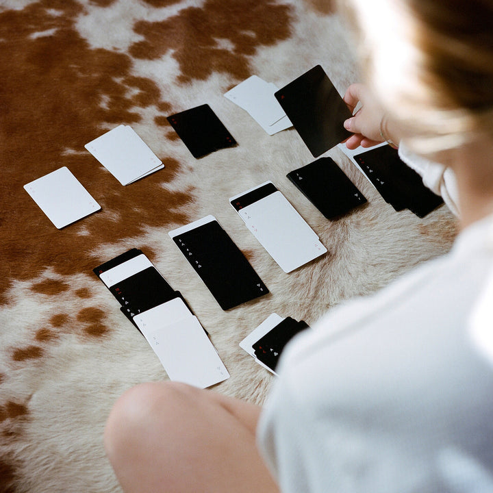 areaware | minim playing cards | black - LC