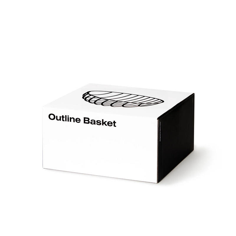 areaware | outline basket | large | black ~ DC