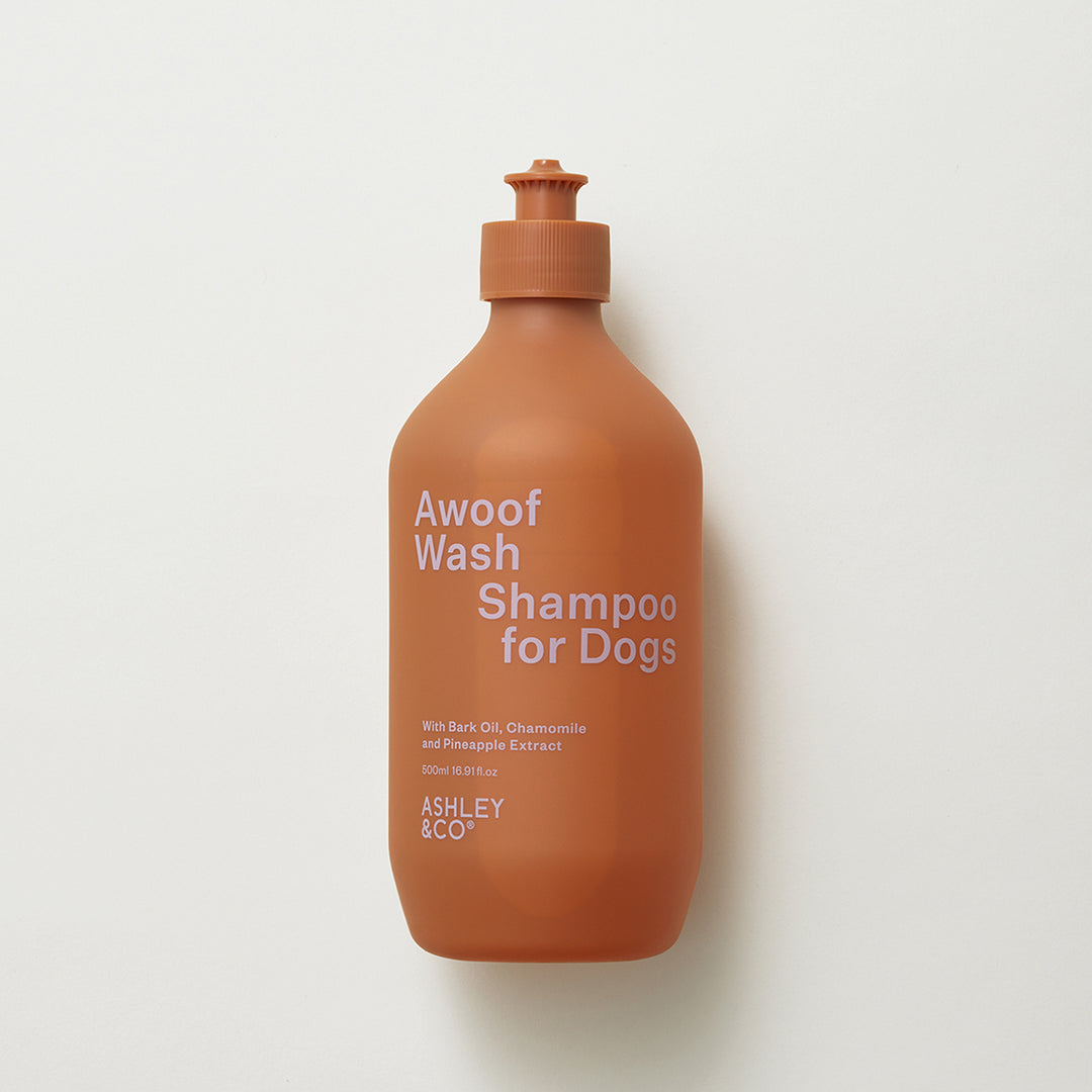 ashley + co | awoof wash dog shampoo