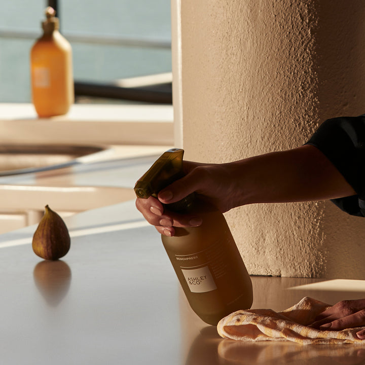 ashley + co | benchpress surface spray | lotus leaf + lustre