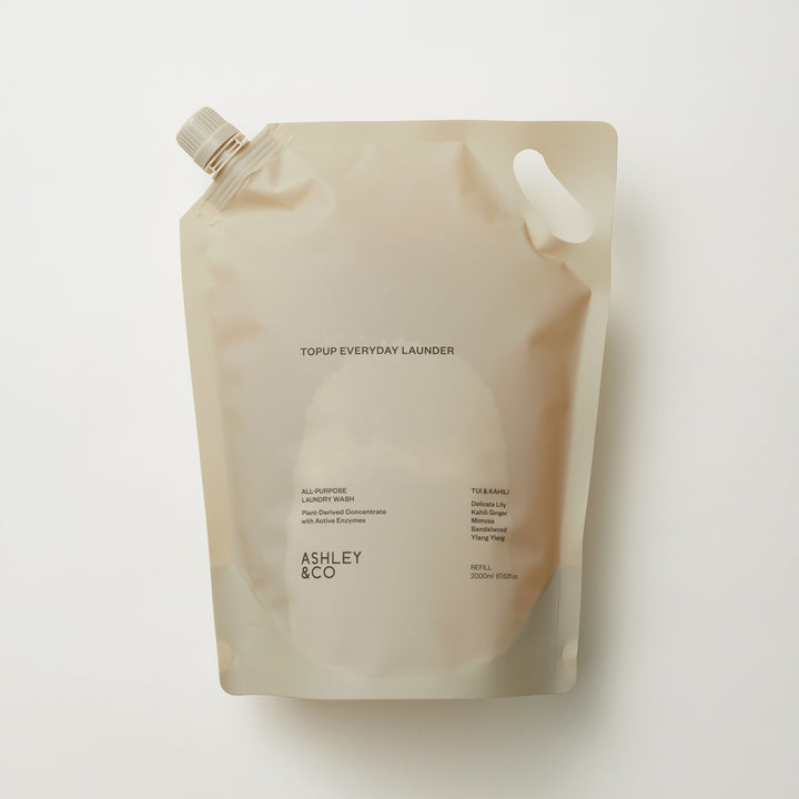 ashley + co | everyday launder laundry wash topup | tui + kahili
