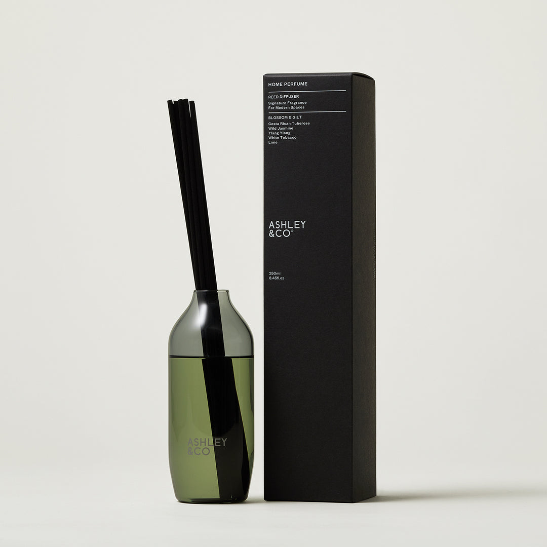 ashley + co | home perfume scent diffuser | blossom + gilt