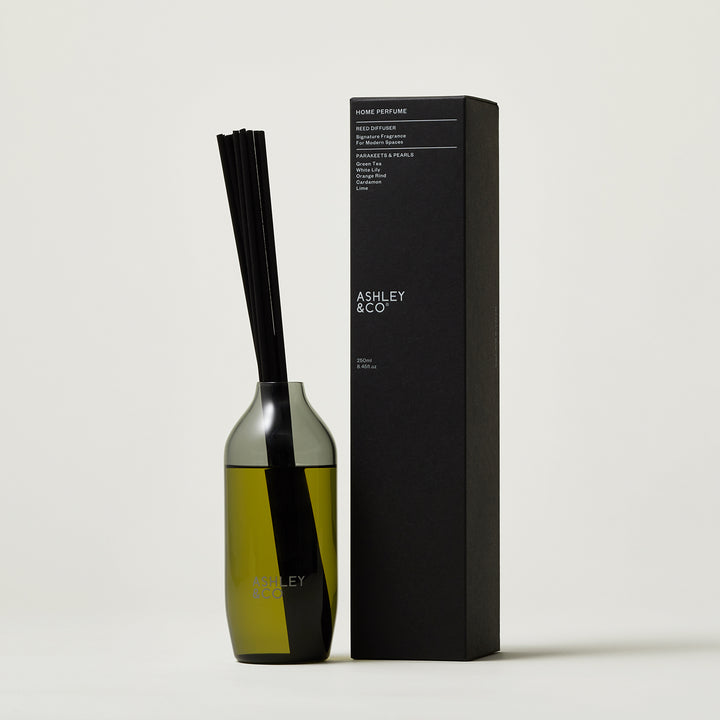 ashley + co | home perfume scent diffuser | parakeets + pearls