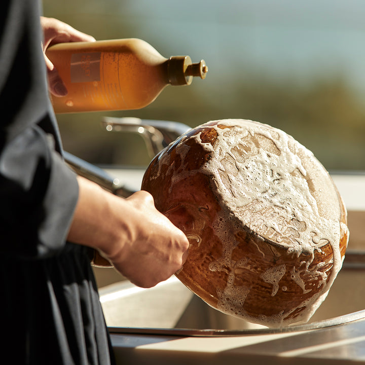 ashley + co | insink dish wash | lotus leaf + lustre