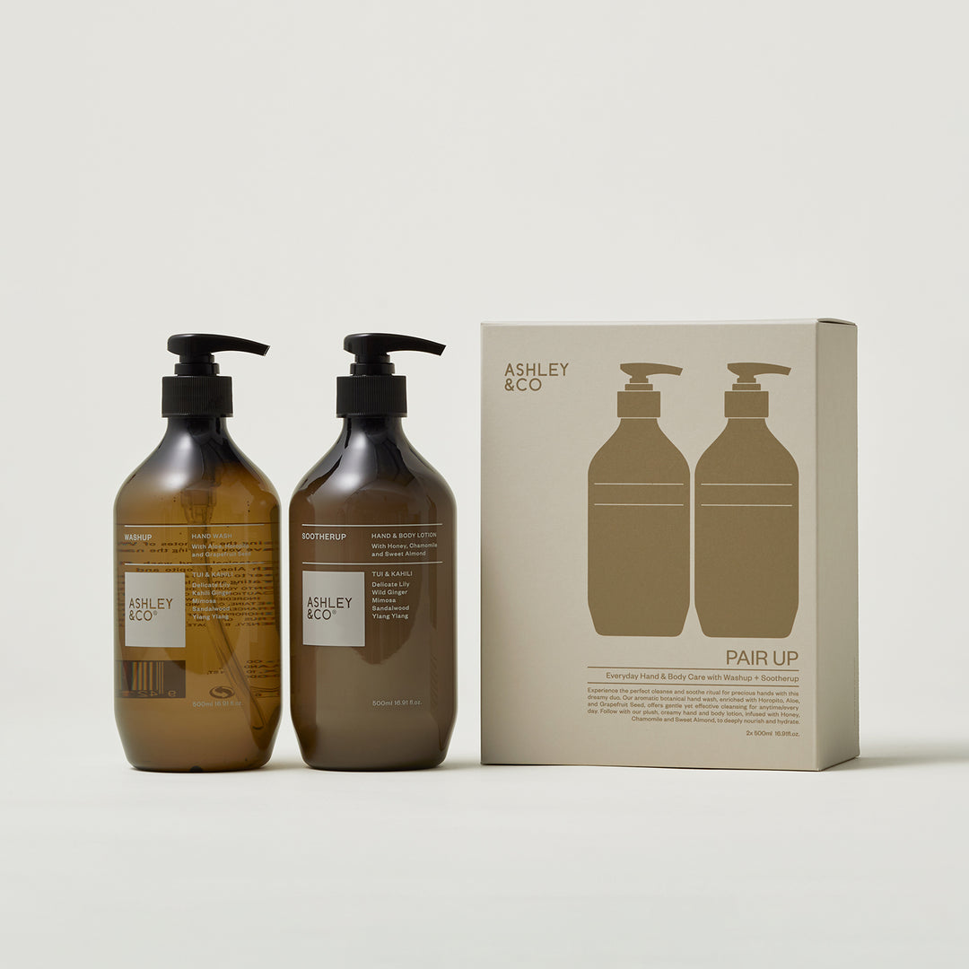 ashley + co | pair up hand + body care set | tui + kahili