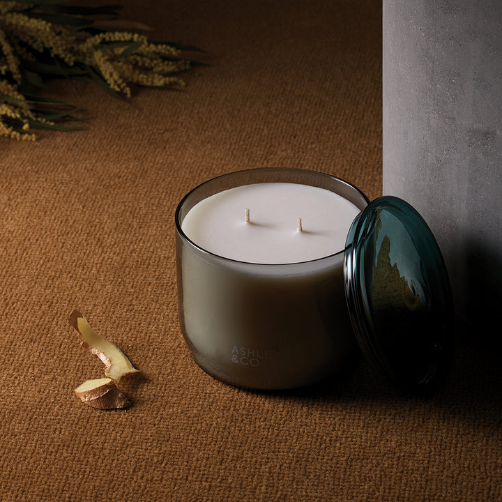 ashley + co | waxed perfume scented XL candle | blossom + gilt