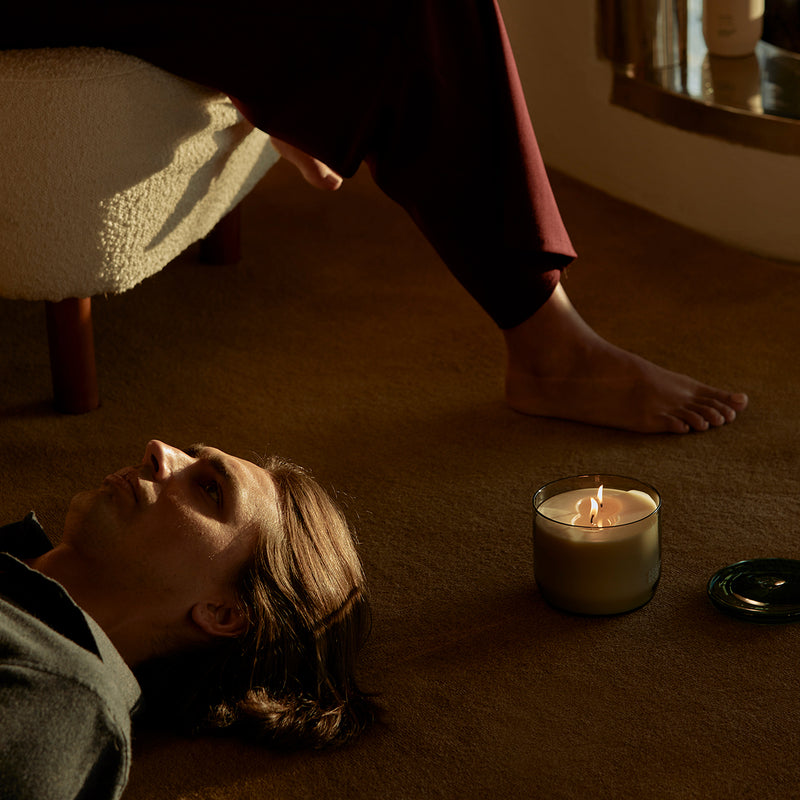 ashley + co | waxed perfume scented XL candle | blossom + gilt