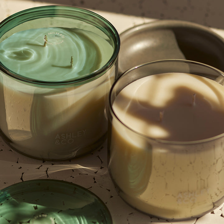 ashley + co | waxed perfume scented XL candle | blossom + gilt