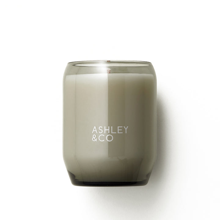 ashley + co | waxed perfume scented candle | bubbles + polkadots