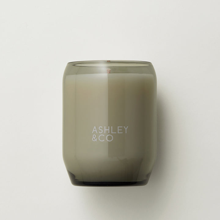 ashley + co | waxed perfume scented candle | bubbles + polkadots