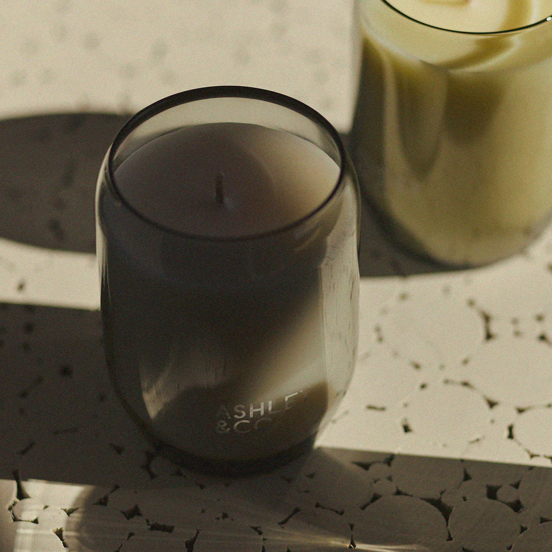 ashley + co | waxed perfume scented candle | bonberry
