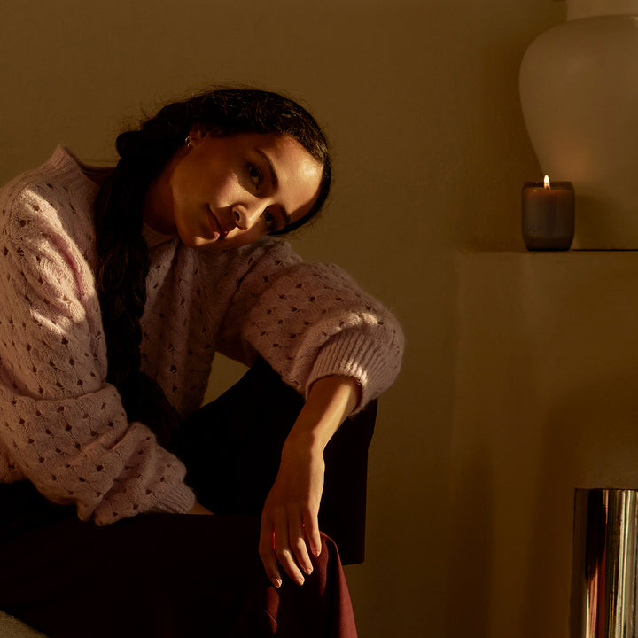 ashley + co | waxed perfume scented candle | bonberry