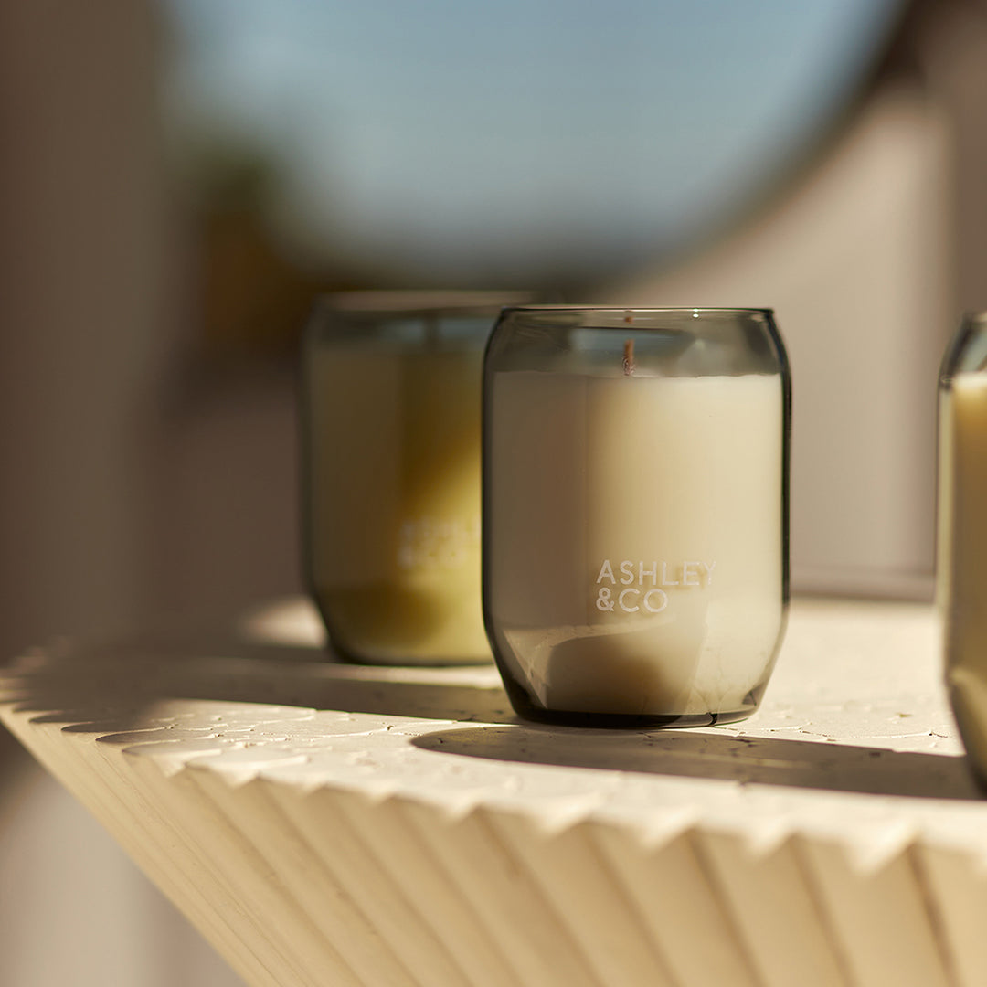 ashley + co | waxed perfume scented candle | bonberry